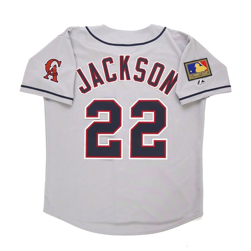 Bo Jackson 1994 California Angels Grey Road Jersey W 125Th Patch | CTJS3230
