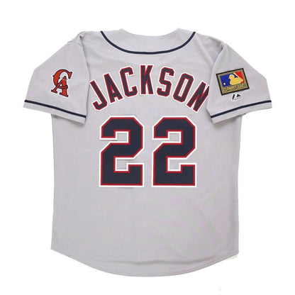Bo Jackson 1994 California Angels Grey Road Jersey W 125Th Patch | CTJS3230