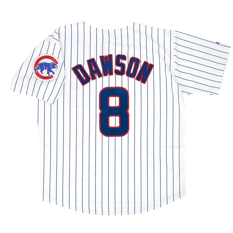 Andre Dawson Chicago Cubs Home White Road Grey Jersey W Patch | CTJS3347