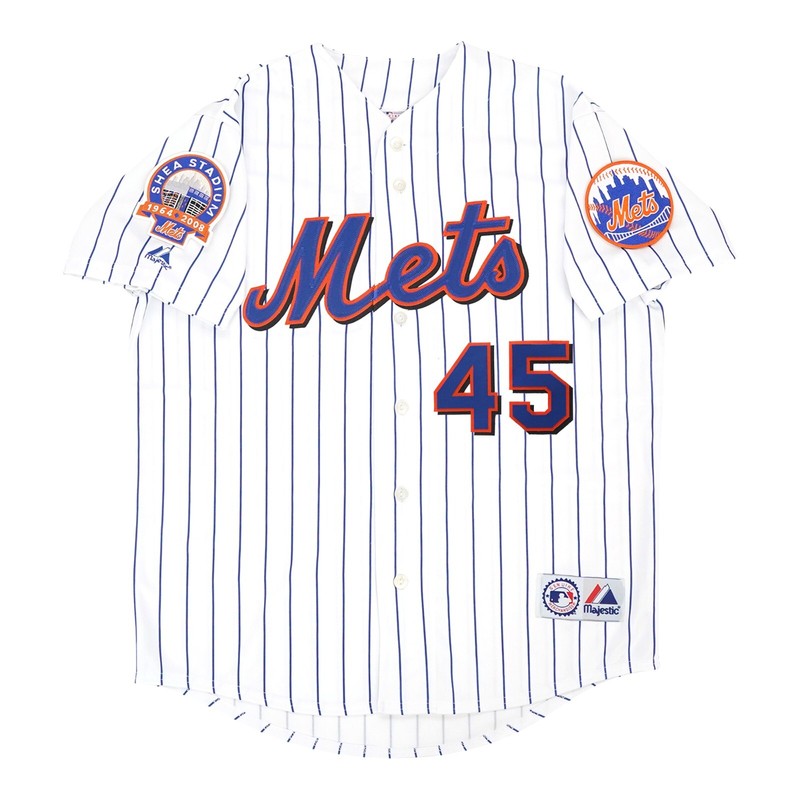 Pedro Martinez 2008 New York Mets Shea Closing Patchhomeroadalt Jersey | CTJS3330