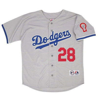 Pedro Guerrero 1981 Los Angeles Dodgers Grey Road Jersey W Patch S 3Xl | CTJS3271