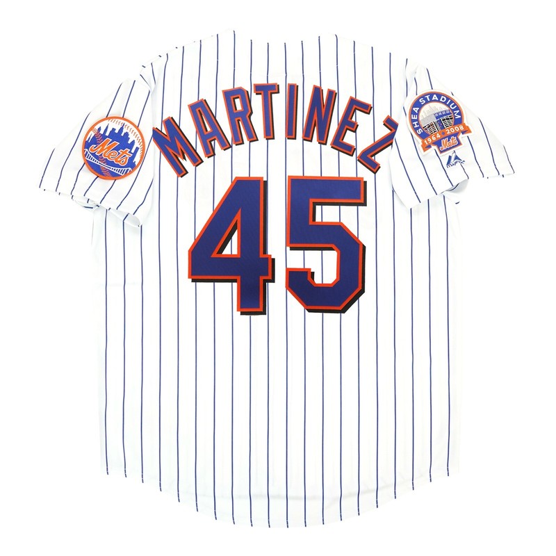 Pedro Martinez 2008 New York Mets Shea Closing Patchhomeroadalt Jersey | CTJS3330