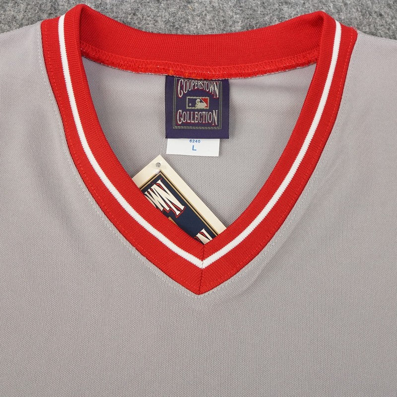 Paul Oneill 1990 Cincinnati Reds World Series Grey Cooperstown Jersey | CTJS3262