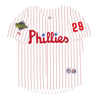John Kruk 1993 Philadelphia Phillies World Series Home Road Jersey | CTJS3399