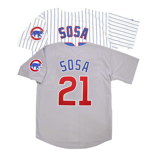 Sammy Sosa Chicago Cubs Home White Road Grey Jersey W Patch | CTJS3323
