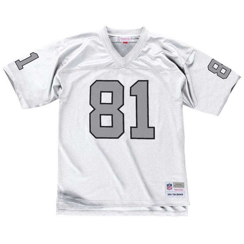 Tim Brown 1994 Oakland Raiders Road White Legacy Jersey | CTJS3255