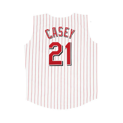 Sean Casey 1999 Cincinnati Reds Home Grey Vest Jersey M 2Xl | CTJS3126