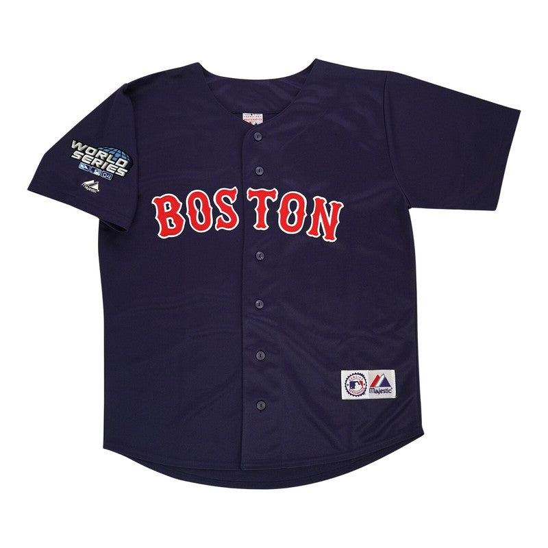 Pedro Martinez 2004 Boston Red Sox Alt Navy World Series Jersey M 2Xl | CTJS3217