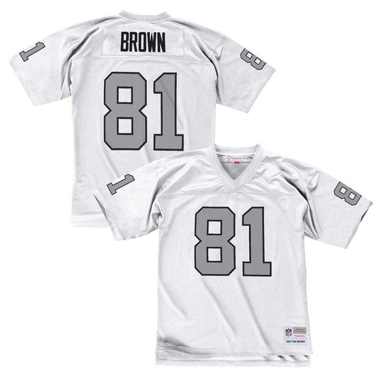 Tim Brown 1994 Oakland Raiders Road White Legacy Jersey | CTJS3255