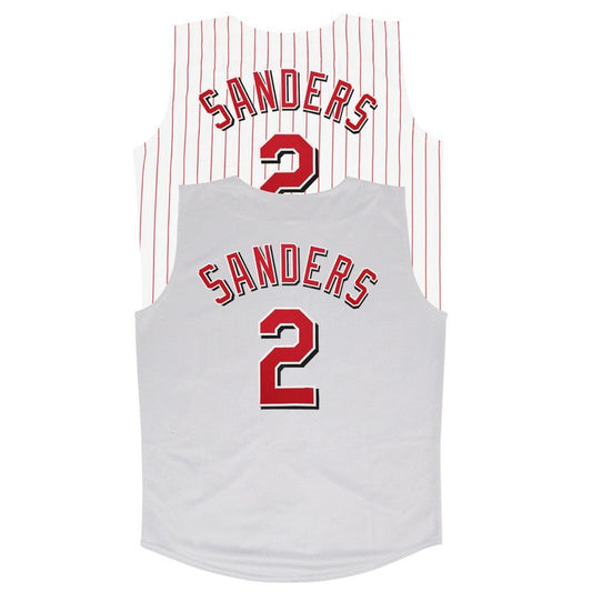 Deion Sanders 2001 Cincinnati Reds Home Grey Vest Jersey M 2Xl | CTJS3264