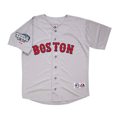 Pedro Martinez 2004 Boston Red Sox Grey Road World Series Jersey M 2Xl | CTJS3370