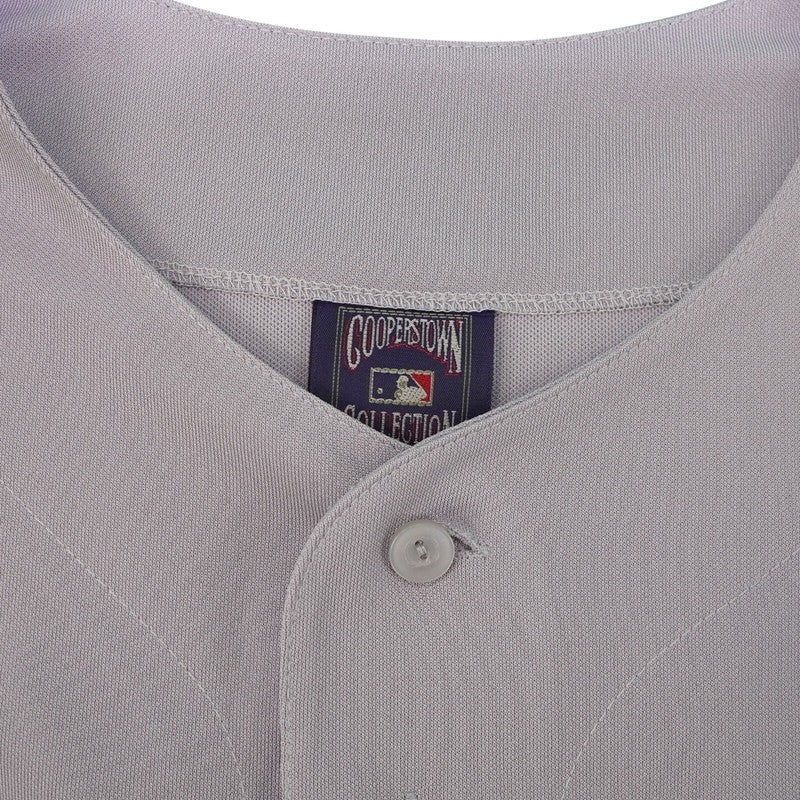 Texas Rangers 1993 Cooperstown Grey Road Jersey W Arlington Patch | CTJS3319