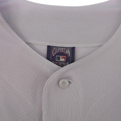 Texas Rangers 1993 Cooperstown Grey Road Jersey W Arlington Patch | CTJS3319