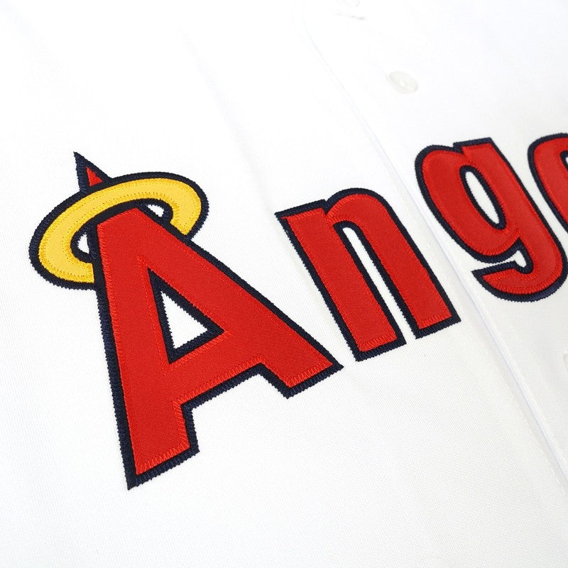 Mike Trout California Angels Cooperstown Home White Throwback Jersey | CTJS3358