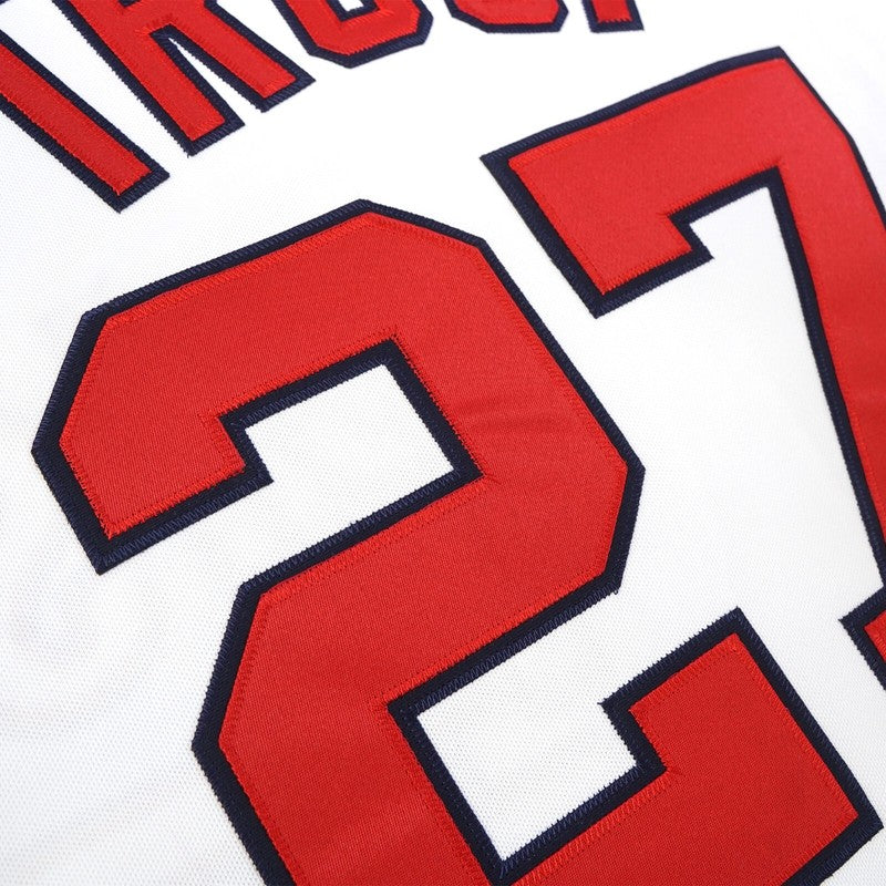 Mike Trout California Angels Cooperstown Home White Throwback Jersey | CTJS3358