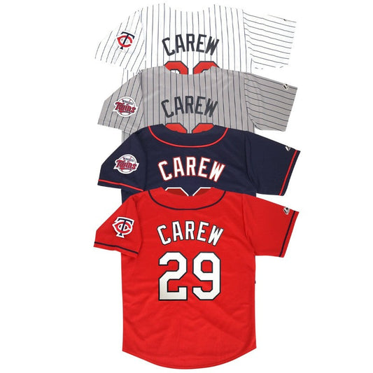 Rod Carew Minnesota Twins Homeroadalt Jersey W Team Patch | CTJS3314