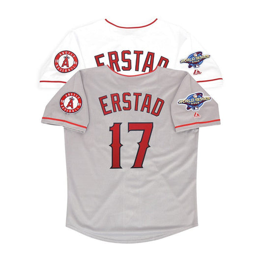 Darin Erstad 2002 Anaheim La Angels World Series Home Road Jersey | CTJS3135
