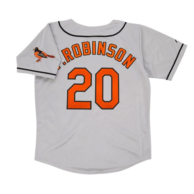 Frank Robinson Baltimore Orioles Road Grey Jersey W Team Patch M 2Xl | CTJS3228