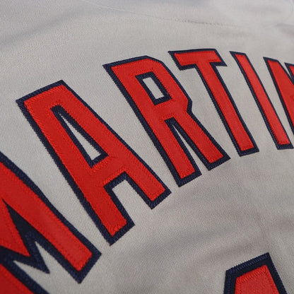 Pedro Martinez 2004 Boston Red Sox Grey Road World Series Jersey M 2Xl | CTJS3370