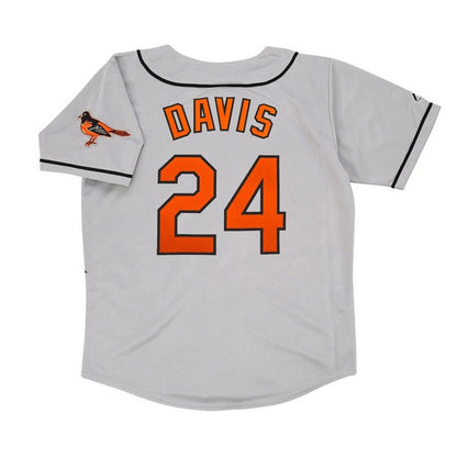 Eric Davis Baltimore Orioles 1997 Road Grey Jersey W Team Patch M 2Xl | CTJS3131