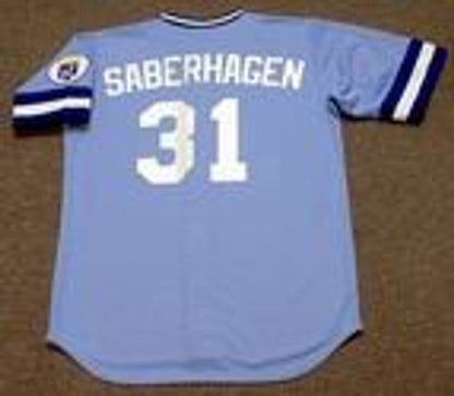 Bret Saberhagen Kansas City Royals 1985 Away Throwback Baseball Stitched Jersey | CTJS2757