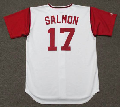 Chico Salmon Cleveland Indians 1967 Cooperstown Home Baseball Stitched Jersey | CTJS2568