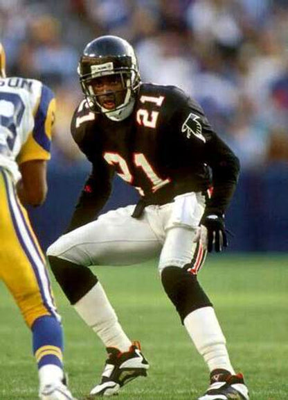Atlanta Falcons Deion Sanders NFL jersey front view