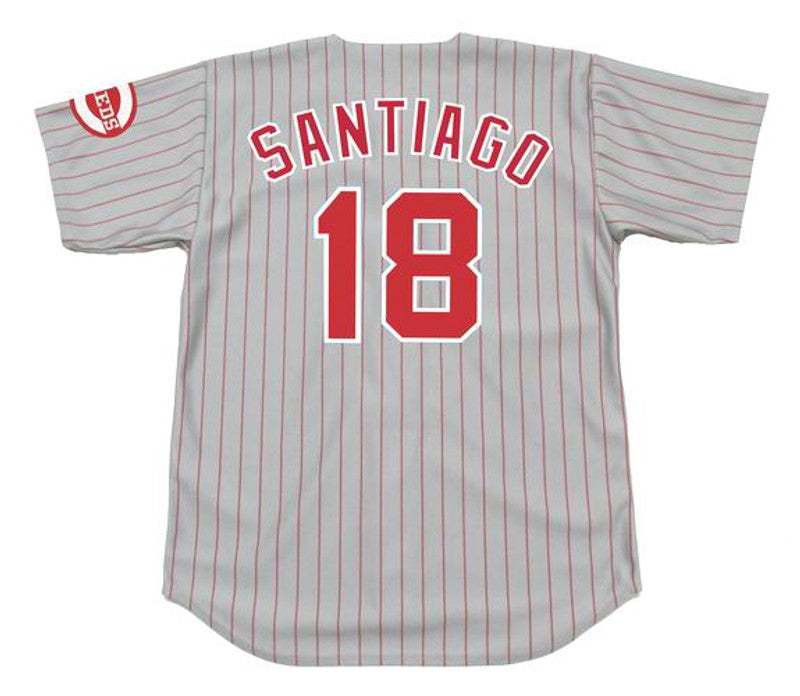 Benito Santiago Cincinnati Reds 1995 Throwback Away Baseball Stitched Jersey | CTJS2940