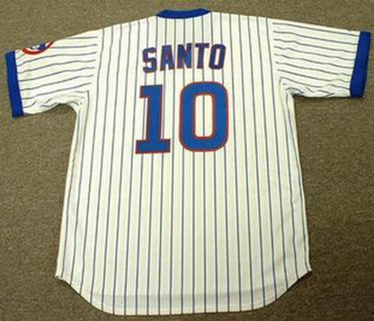 Ron Santo Chicago Cubs Cooperstown Throwback Home Baseball Stitched Jersey | CTJS0530