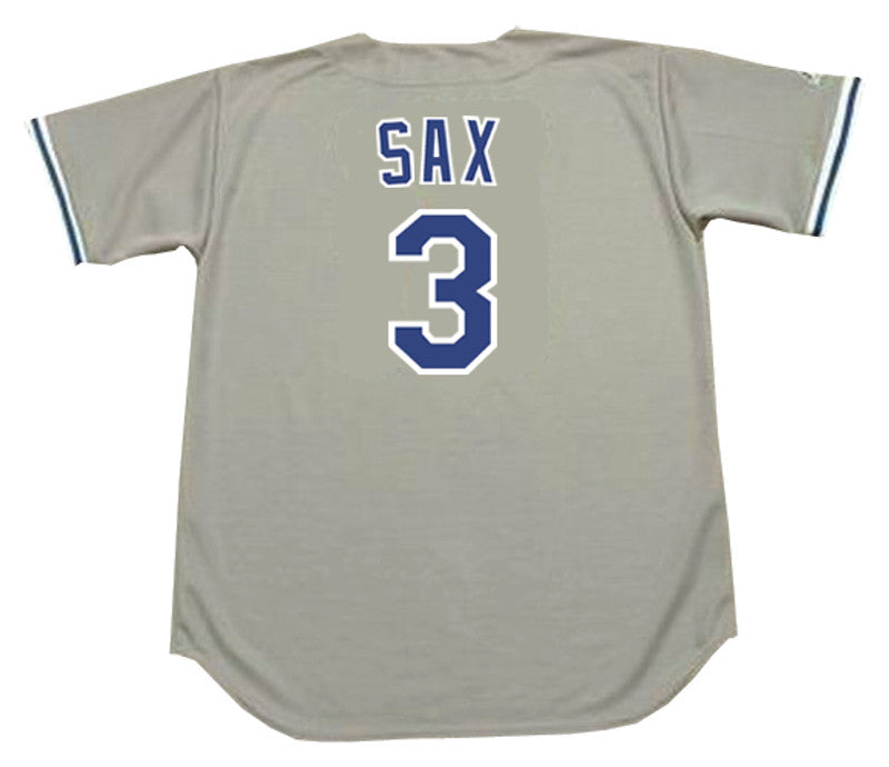 Steve Sax Los Angeles Dodgers 1988 Throwback Away Baseball Stitched Jersey | CTJS0309