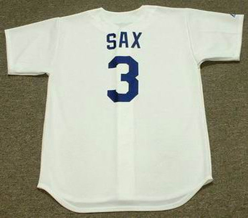 Steve Sax Los Angeles Dodgers 1988 Cooperstown Throwback Home Stitched Baseball Jersey | CTJS0310