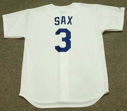 Steve Sax Los Angeles Dodgers 1988 Cooperstown Throwback Home Stitched Baseball Jersey | CTJS0310