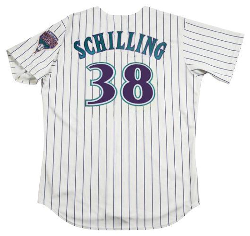 Curt Schilling Arizona Diamondbacks 2001 Throwback Home Baseball Stitched Jersey | CTJS2464