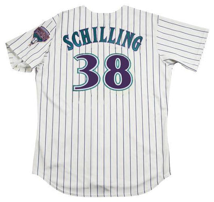 Curt Schilling Arizona Diamondbacks 2001 Throwback Home Baseball Stitched Jersey | CTJS2464