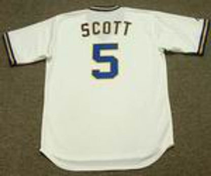 George Scott Milwaukee Brewers 1975 Cooperstown Throwback Home Stitched Jersey | CTJS1961