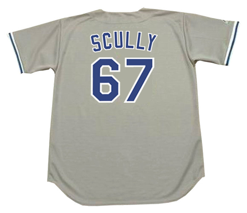 Vin Scully Los Angeles Dodgers 1980S Away Baseball Stitched Baseball Jersey | CTJS0111