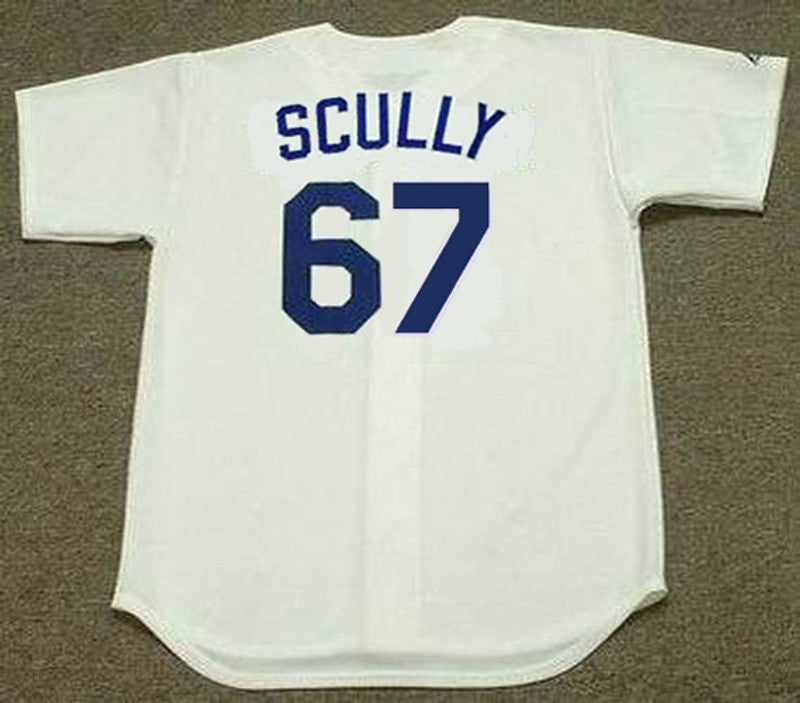 Vin Scully Los Angeles Dodgers Home Cooperstown Stitched Baseball Jersey | CTJS0110