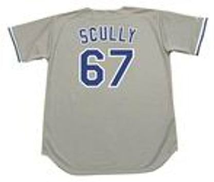 Vin Scully Los Angeles Dodgers 1980S Away Baseball Stitched Baseball Jersey | CTJS0111