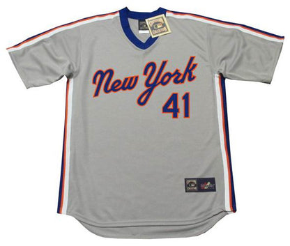 Tom Seaver New York Mets 1983 Cooperstown Throwback Away Baseball Stitched Jersey | CTJS0197
