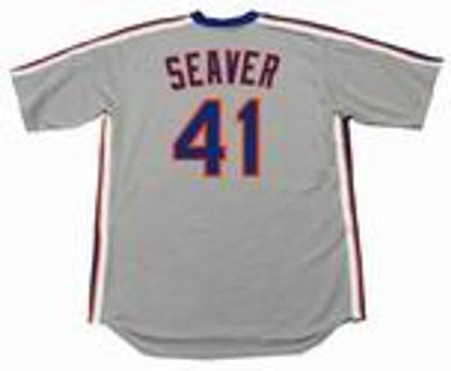 Tom Seaver New York Mets 1983 Cooperstown Throwback Away Baseball Stitched Jersey | CTJS0197