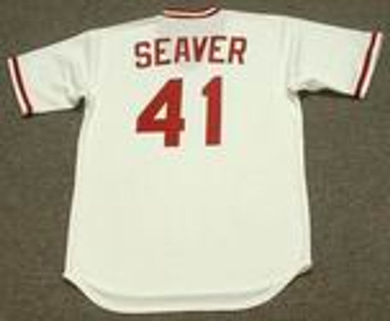 Tom Seaver Cincinnati Reds 1979 Cooperstown Home Baseball Stitched Jersey | CTJS0201