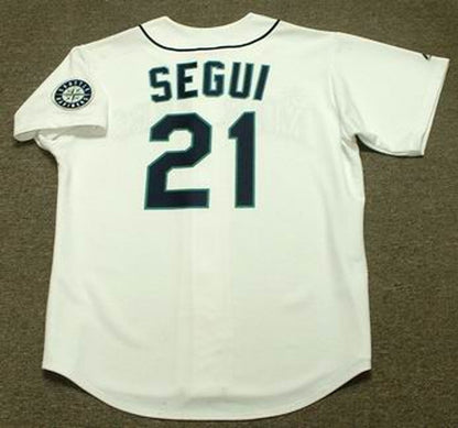 David Segui Seattle Mariners 1998 Throwback Home Baseball Stitched Jersey | CTJS2335