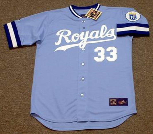 Kevin Seitzer Kansas City Royals 1989 Cooperstown Away Baseball Stitched Jersey | CTJS1334
