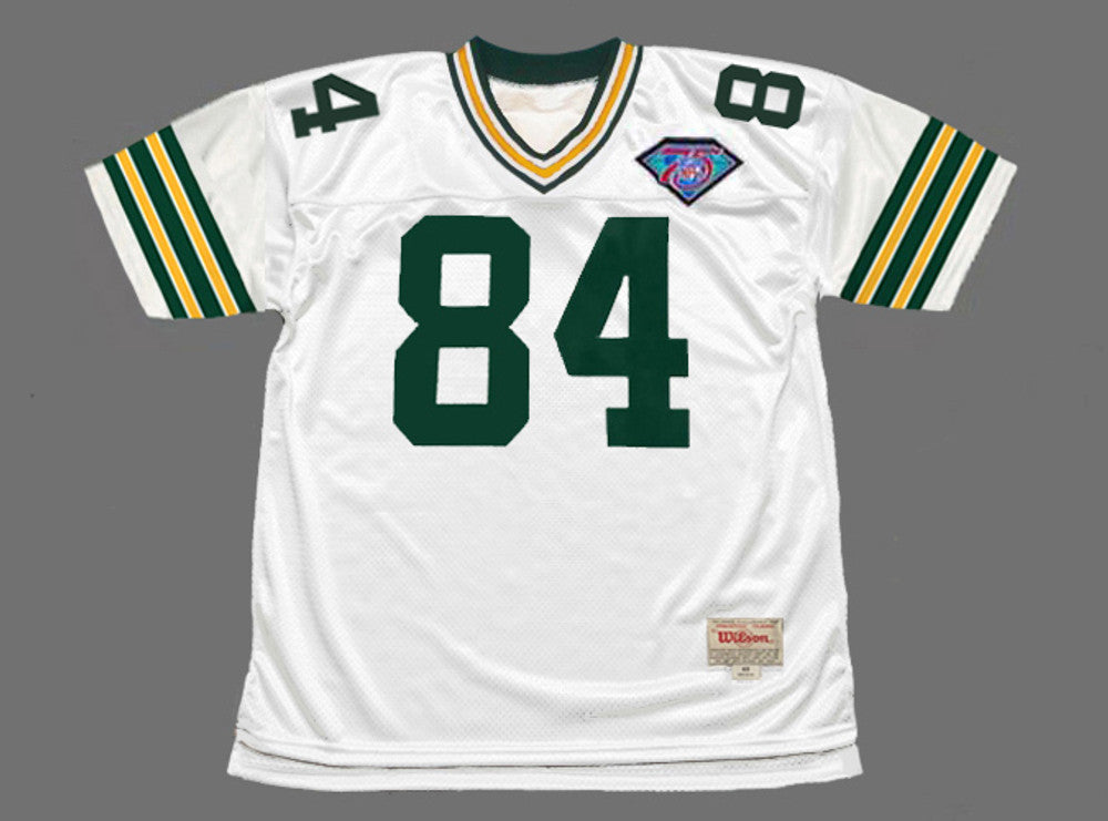 Green Bay Packers Sterling Sharpe NFL jersey front view