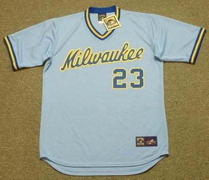 Ted Simmons Milwaukee Brewers 1982 Cooperstown Throwback Away Stitched Baseball Jersey | CTJS0302