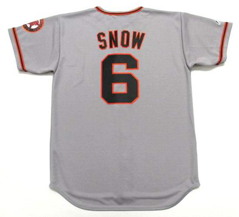 Jt Snow San Francisco Giants 2002 Away Baseball Throwback Stitched Jersey | CTJS1819
