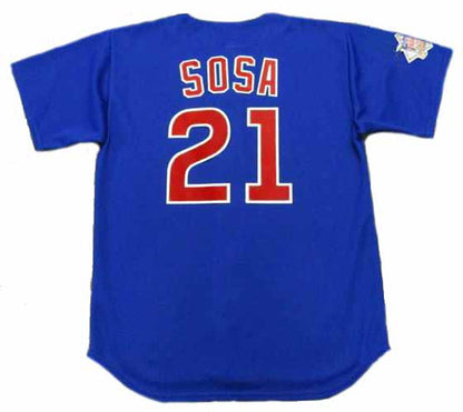 Sammy Sosa Chicago Cubs 1998 Throwback Alternate Baseball Stitched Jersey | CTJS0447