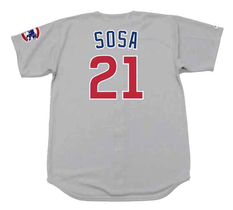 Sammy Sosa Chicago Cubs 1999 Throwback Away Baseball Stitched Jersey | CTJS0446