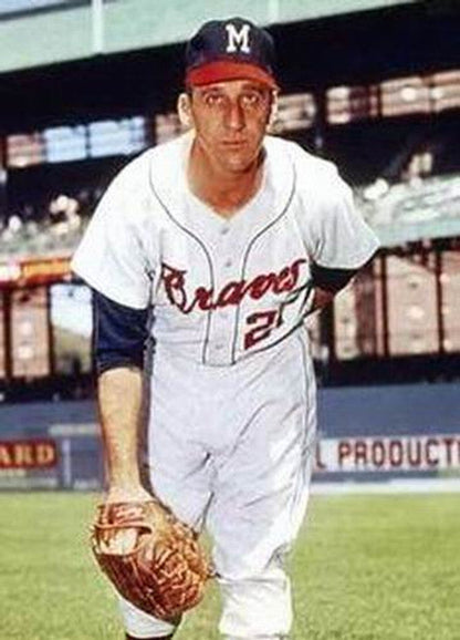 Warren Spahn Milwaukee Braves 1960S Cooperstown Baseball Stitched Jersey | CTJS0081