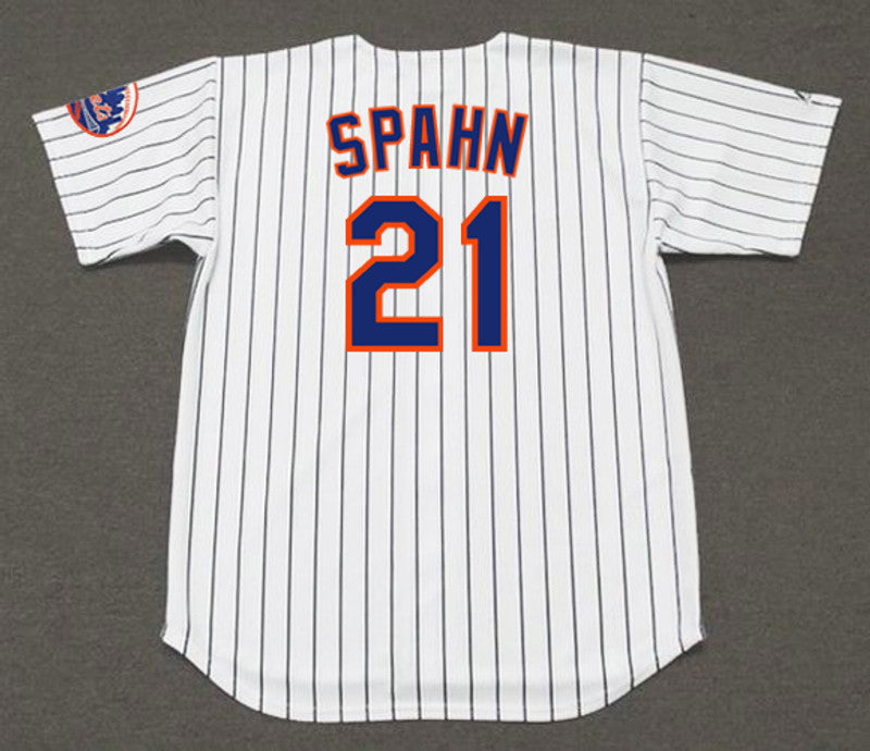 Warren Spahn New York Mets 1965 Home Baseball Stitched Baseball Jersey | CTJS0080